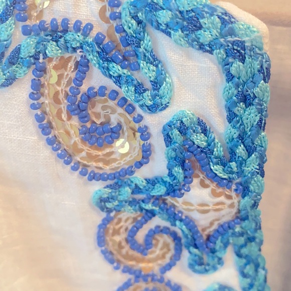 Lilly Pulitzer fabulous embroidered linen tunic - Picture 3 of 9